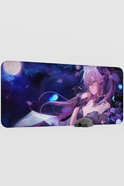 mousepad bastir Keqing Genshin Impact Anime Gacha V3 - 90X40 XXL Gaming Mouse...