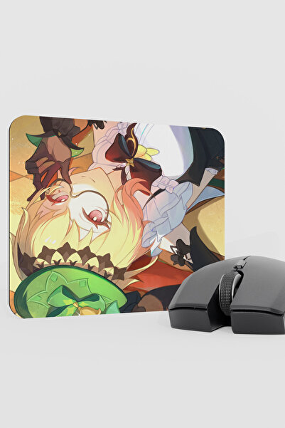 mousepad bastir Emilie Genshin Impact Anime Gacha V4 - 22X18 Gaming Mouse Pad...