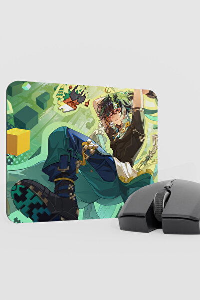 mousepad bastir Kinich Genshin Impact Anime Gacha V3 - 22X18 Gaming Mouse Pad...