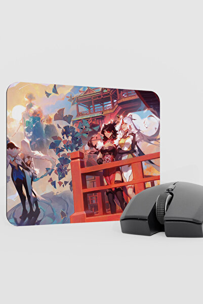mousepad bastir Beidou Genshin Impact Anime Gacha V5 - 22X18 Gaming Mouse Pad...