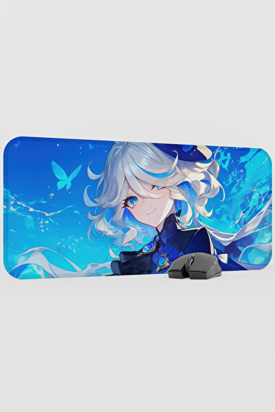 mousepad bastir Furina Genshin Impact Anime Gacha V4 - 70X30 XL Gaming Mouse ...
