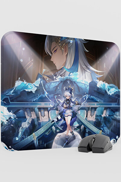 mousepad bastir Neuvillette Genshin Impact Anime Gacha V2 - 48X40 XL Gaming M...