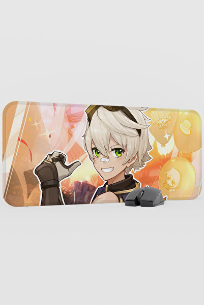 mousepad bastir Bennett Genshin Impact Anime Gacha V3 - 70X30 XL Gaming Mouse...