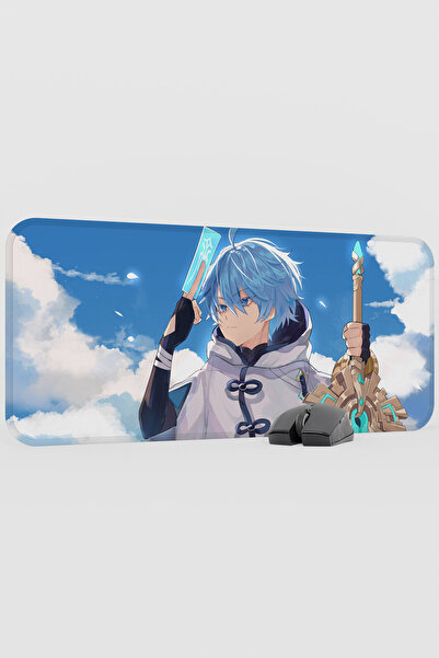 mousepad bastir Chongyun Genshin Impact Anime Gacha V3 - 70X30 XL Gaming Mous...
