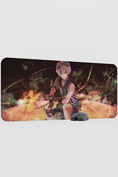 mousepad bastir Bennett Genshin Impact Anime Gacha V1 - 90X40 XXL Gaming Mous...