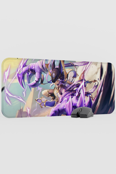 mousepad bastir Cyno Genshin Impact Anime Gacha V5 - 70X30 XL Gaming Mouse Pa...
