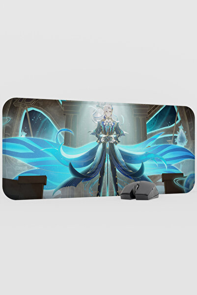 mousepad bastir Neuvillette Genshin Impact Anime Gacha V4 - 70X30 XL Gaming M...