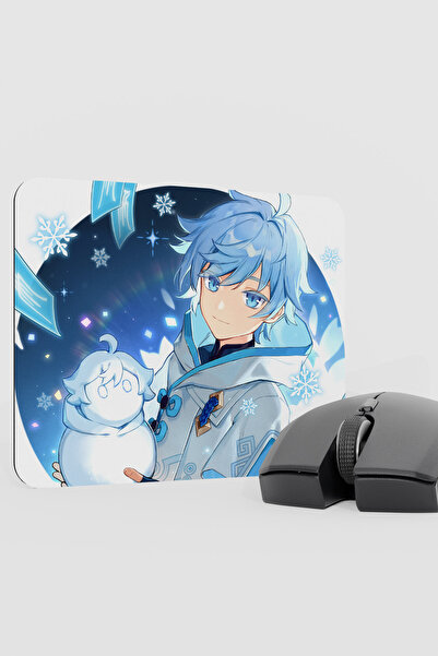 mousepad bastir Chongyun Genshin Impact Anime Gacha V2 - 22X18 Gaming Mouse P...