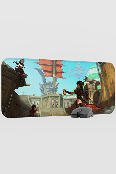mousepad bastir Beidou Genshin Impact Anime Gacha V4 - 70X30 XL Gaming Mouse ...