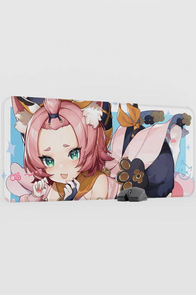 mousepad bastir Diona Genshin Impact Anime Gacha V4 - 90X40 XXL Gaming Mouse ...