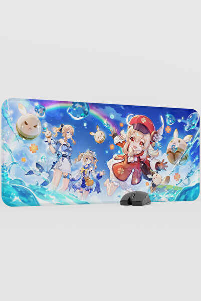 mousepad bastir Klee Genshin Impact Anime Gacha V4 - 90X40 XXL Gaming Mouse P...