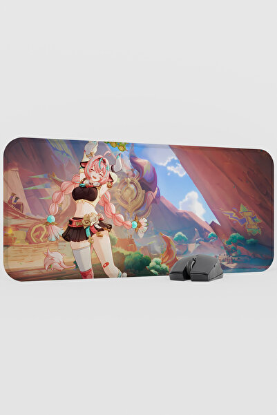 mousepad bastir Varesa Genshin Impact Anime Gacha V1 - 70X30 XL Gaming Mouse ...