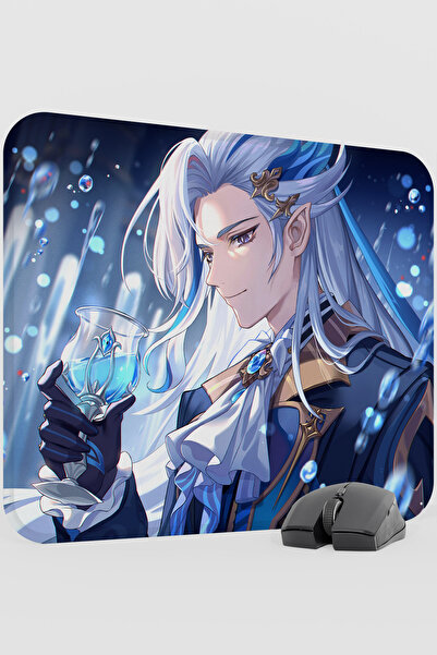 mousepad bastir Neuvillette Genshin Impact Anime Gacha V3 - 48X40 XL Gaming M...