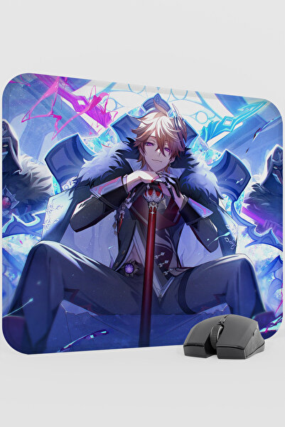 mousepad bastir Childe Genshin Impact Anime Gacha V5 - 48X40 XL Gaming Mouse ...