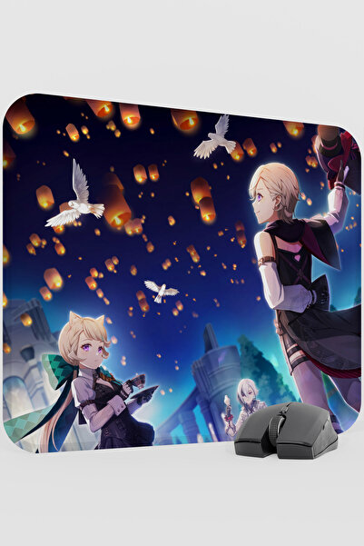mousepad bastir Lyney Genshin Impact Anime Gacha V2 - 48X40 XL Gaming Mouse P...