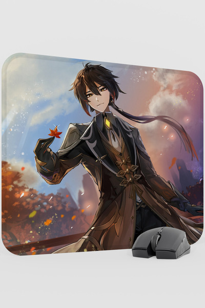mousepad bastir Zhongli Genshin Impact Anime Gacha V5 - 48X40 XL Gaming Mouse...
