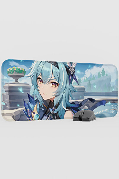 mousepad bastir Eula Genshin Impact Anime Gacha V2 - 70X30 XL Gaming Mouse Pa...