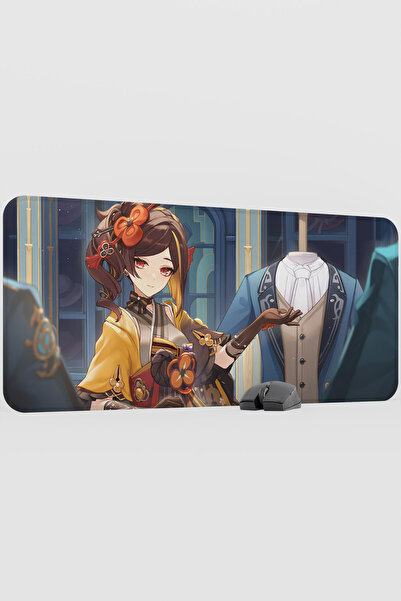 mousepad bastir Chiori Genshin Impact Anime Gacha V1 - 90X40 XXL Gaming Mouse...