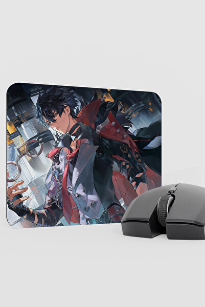 mousepad bastir Wriothesley Genshin Impact Anime Gacha V5 - 22X18 Gaming Mous...