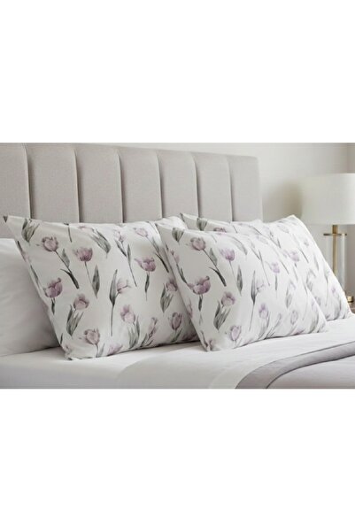 Taç Σετ μαξιλαροθήκες με σχέδια λουλουδιών. 2 τεμάχια 50x70 εκ. 100% βαμβάκι
