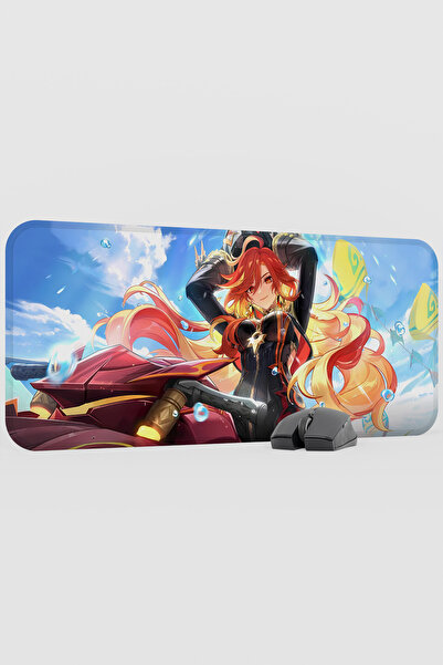 mousepad bastir Mavuika Genshin Impact Anime Gacha V1 - 70X30 XL Gaming Mouse...