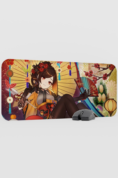 mousepad bastir Chiori Genshin Impact Anime Gacha V4 - 70X30 XL Gaming Mouse ...