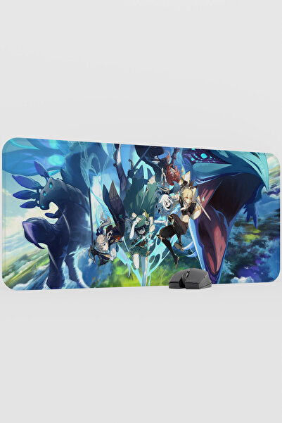 mousepad bastir Venti Genshin Impact Anime Gacha V5 - 90X40 XXL Gaming Mouse ...
