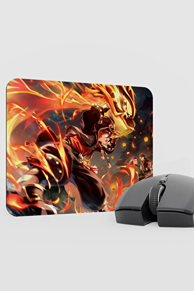 mousepad bastir Gaming Genshin Impact Anime Gacha V1 - 22X18 Gaming Mouse Pad...
