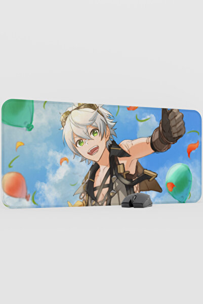 mousepad bastir Bennett Genshin Impact Anime Gacha V2 - 90X40 XXL Gaming Mous...