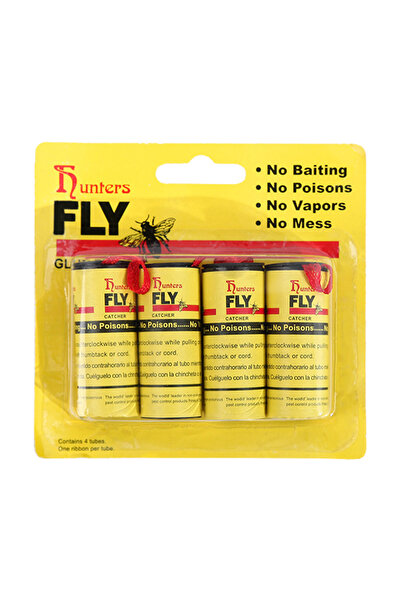 Choice3 مجموعة واحدة من 40 شريطًا ورقيًا لاصقًا للغاية لصيد الذباب، مع دبوس ت...