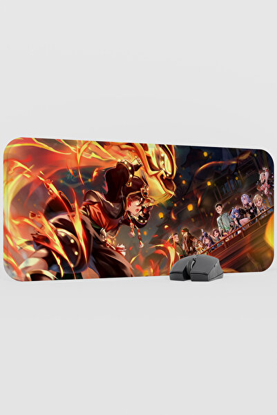 mousepad bastir Gaming Genshin Impact Anime Gacha V1 - 70X30 XL Gaming Mouse ...
