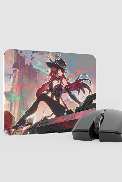 mousepad bastir Chasca Genshin Impact Anime Gacha V4 - 22X18 Gaming Mouse Pad...