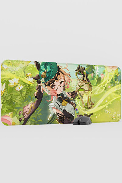 mousepad bastir Emilie Genshin Impact Anime Gacha V1 - 90X40 XXL Gaming Mouse...