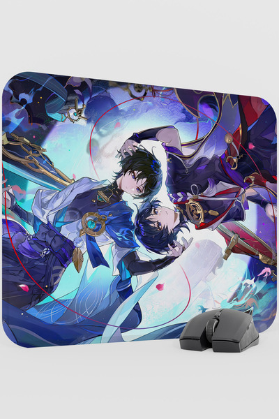 mousepad bastir Wanderer Genshin Impact Anime Gacha V2 - 48X40 XL Gaming Mous...
