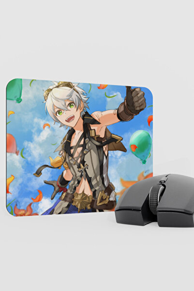 mousepad bastir Bennett Genshin Impact Anime Gacha V2 - 22X18 Gaming Mouse Pa...