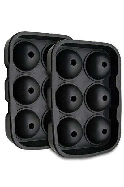 Generic 6 Round Ice Ball Maker Mold