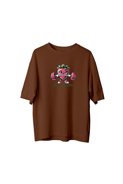 CANDLEMASTORE Berry Strong - Oversized T-Shirt