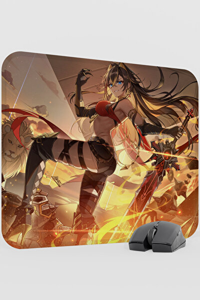 mousepad bastir Dehya Genshin Impact Anime Gacha V4 - 48X40 XL Gaming Mouse P...