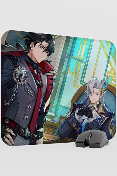 mousepad bastir Neuvillette Genshin Impact Anime Gacha V5 - 48X40 XL Gaming M...