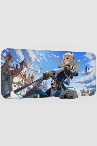 mousepad bastir Jean Genshin Impact Anime Gacha V3 - 70X30 XL Gaming Mouse Pa...