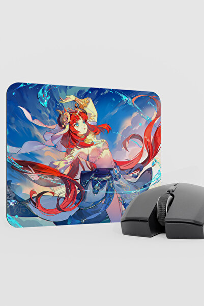mousepad bastir Nilou Genshin Impact Anime Gacha V4 - 22X18 Gaming Mouse Pad ...