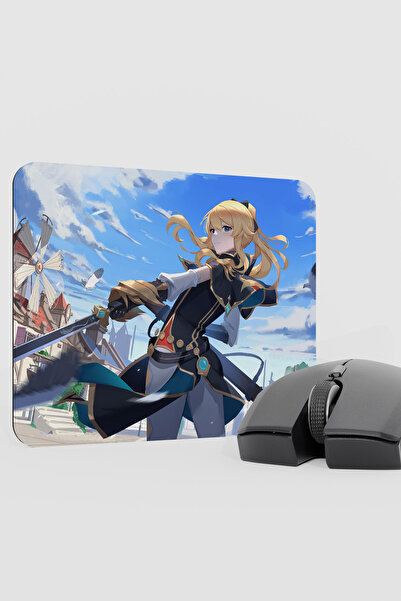 mousepad bastir Jean Genshin Impact Anime Gacha V3 - 22X18 Gaming Mouse Pad M...