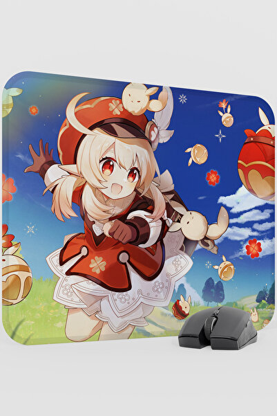 mousepad bastir لوحة ماوس ألعاب Klee Genshin Impact Anime Gacha V1 - 48X40 XL