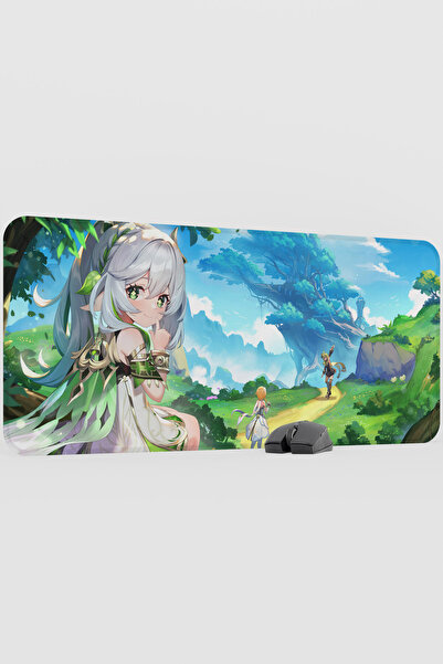 mousepad bastir لوحة ماوس للألعاب ناهيدا جينشين إمباكت أنيمي غاتشا V2 - مقاس ...