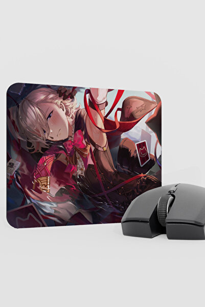 mousepad bastir Lyney Genshin Impact Anime Gacha V4 - 22X18 Gaming Mouse Pad ...