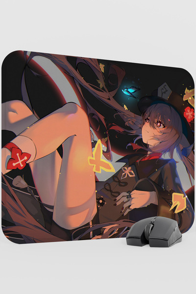 mousepad bastir Hu Tao Genshin Impact Anime Gacha V4 - 48X40 XL Gaming Mouse ...