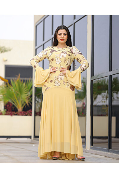 Opera Fashion Stretch tulle evening dress with luxurious sequin embroidery on...