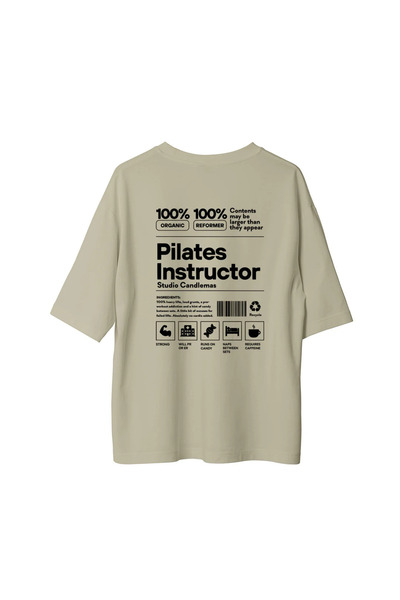 CANDLEMASTORE Pilates Instructor - Oversized T-Shirt