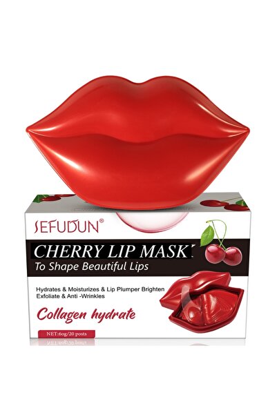 sefudun Ενυδατικά επιθέματα για τα χείλη με κεράσι και κάκτο, 20 τεμάχια