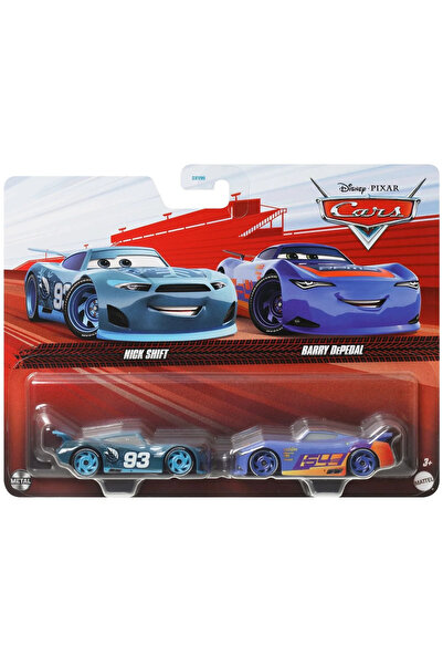 mattel CARS3 SET OF 2 METAL CARS NICK SHIFT AND BARRY DEPEDAL